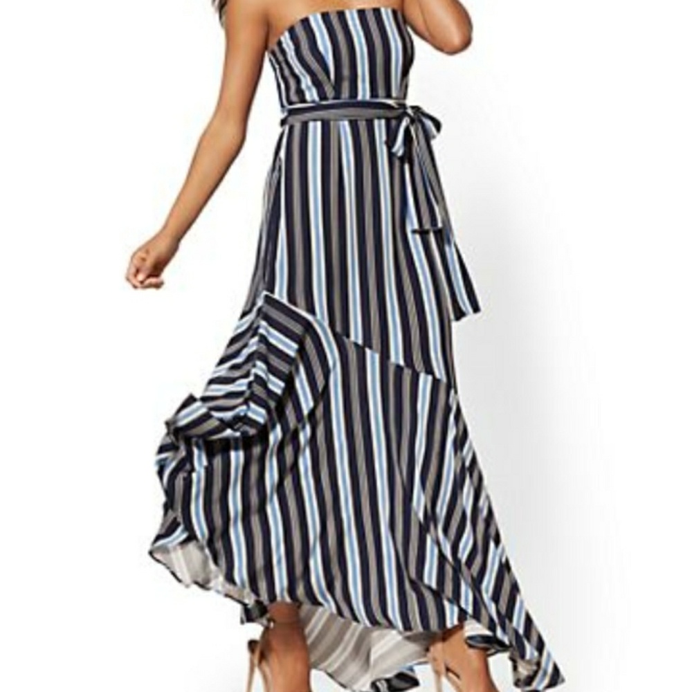 Negotiable 🌸🌷 NY&CO Stripe Maxi Dress